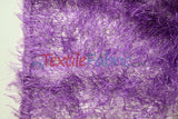 Lavender Shaggy Brocade Metallic Eyelash Lame Fabric - Lavender Shaggy Brocade, Metallic Eyelash, 57" Wide (1 Yard)