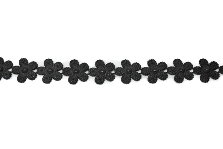 Flower Plastic Trim 0.75"