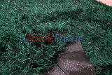 Hunter Green Shaggy Brocade Metallic Eyelash Lame Fabric - Hunter Green, Shaggy Brocade, 56/57" Width (1 Yard)