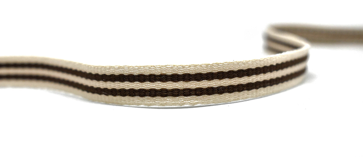 Polyester Tape Cream Brown 1/4 Inch