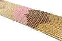 Rhinestone Applique Tri-Color 16 x 3.13