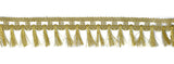Fringe Trim Metallic Gold 1.75"