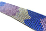 Rhinestone Applique Tri-Color 16 x 3.13