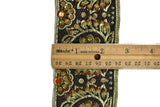Embroidered Jacquard Trim with Sequins