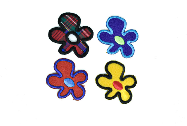 Iron-On Flower Applique 1.5" Petite