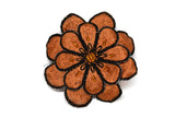Embroidered Flower Applique 3 Inch