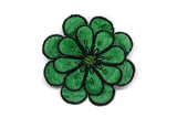 Embroidered Flower Applique 3 Inch
