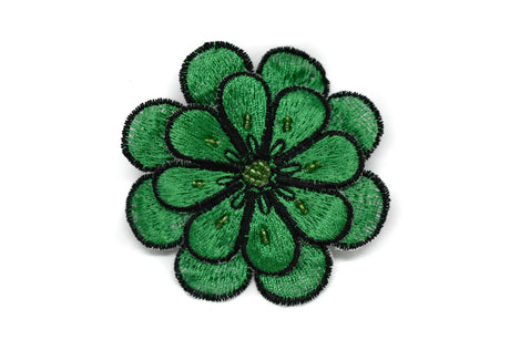 Embroidered Flower Applique 3 Inch