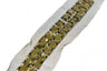 Rhinestone Trim with Net Lace 2.75"