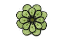 Embroidered Flower Applique 3 Inch