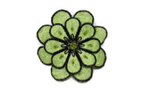 Embroidered Flower Applique 3 Inch