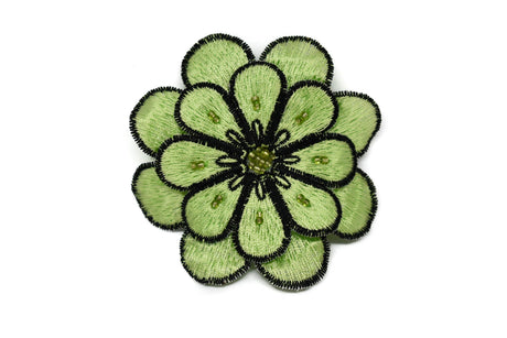 Embroidered Flower Applique 3 Inch