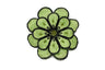 Embroidered Flower Applique 3 Inch