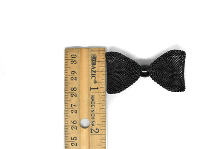 Metal Bow Pin-On Applique