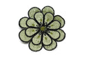 Embroidered Flower Applique 3 Inch