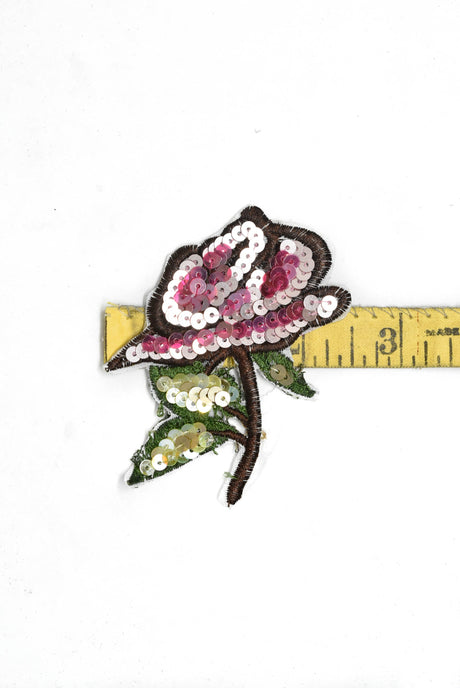 Embroidered Sequins Flower Patch 2.50 x 3.10