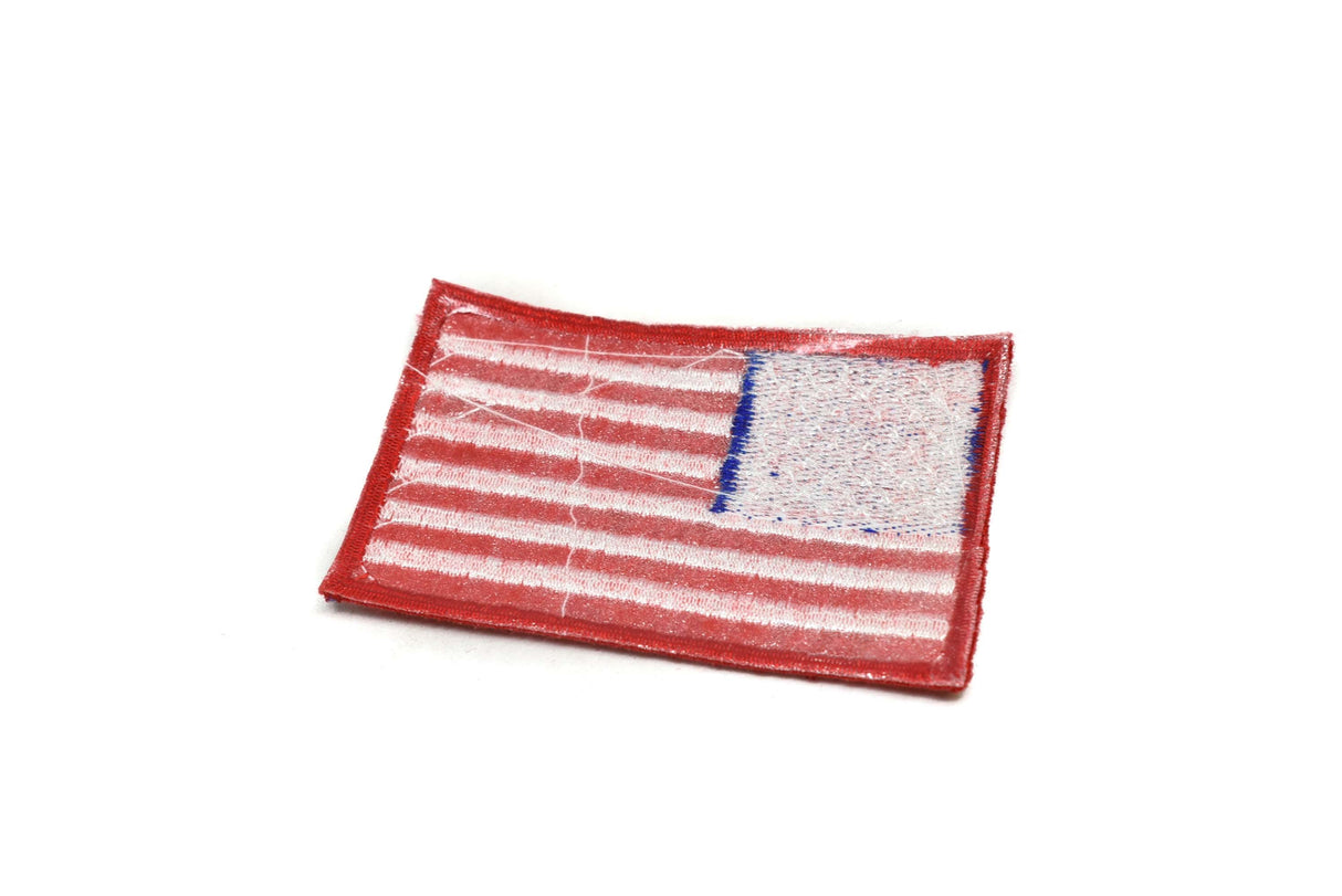 Embroidered American Flag Iron-On Patch