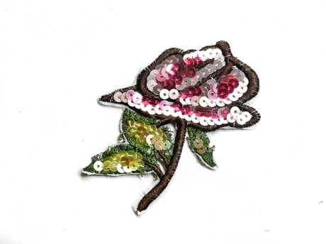 Embroidered Sequins Flower Patch 2.50 x 3.10