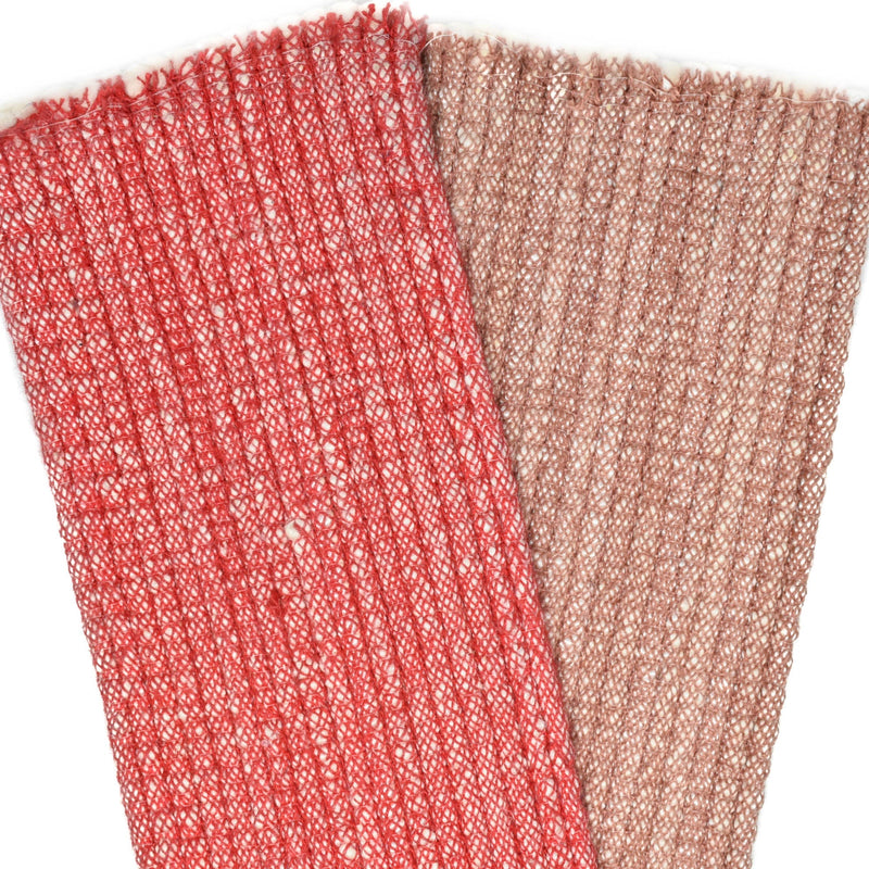Burlap Webbing Tape Red 3.25"
