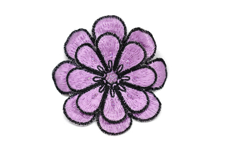 Embroidered Flower Applique 3 Inch
