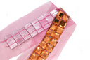 Rhinestone Trim with Net Lace 2.75"