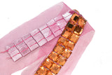 Rhinestone Trim with Net Lace 2.75"
