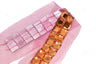 Rhinestone Trim with Net Lace 2.75"