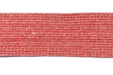 Burlap Webbing Tape Red 3.25"