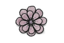 Embroidered Flower Applique 3 Inch