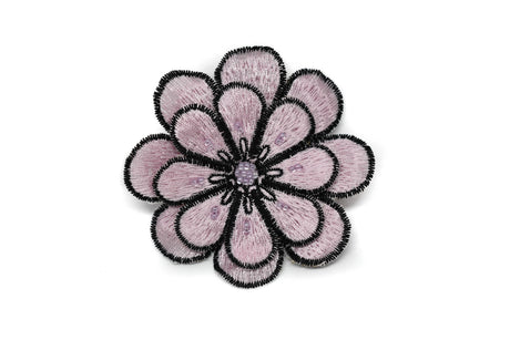 Embroidered Flower Applique 3 Inch