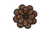 Embroidered Flower Applique 3 Inch