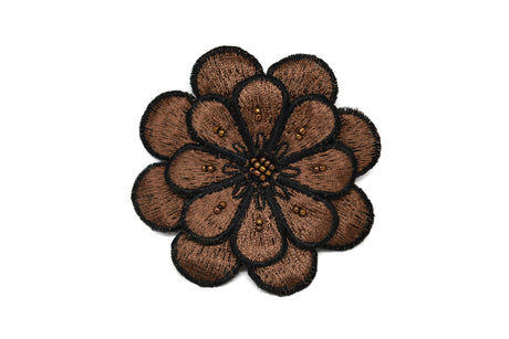 Embroidered Flower Applique 3 Inch