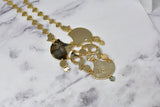 Gold Necklace Decorative Metal
