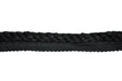 Cord Trim Black Twisted Tape 9mm