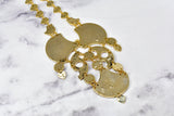 Gold Necklace Decorative Metal