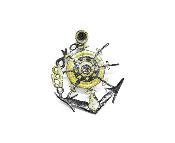 Embroidered Anchor Iron-On Patch