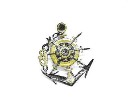 Embroidered Anchor Iron-On Patch