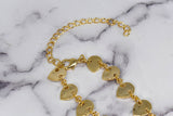 Gold Necklace Decorative Metal