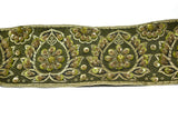 Embroidered Jacquard Trim with Sequins