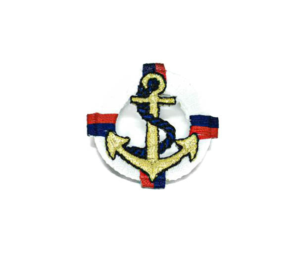 Embroidered Iron-On Anchor Patch