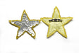 Sequins Beaded Star Patch Pin