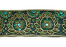 Embroidered Jacquard Trim with Sequins