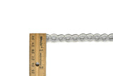 Gimp Trim White Silver Metallic 1/2"
