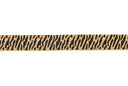 Fold-Over Elastic Tiger Print 0.63"