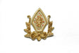 Embroidered Applique Metallic Gold Indian Design 2.50 x 2.75