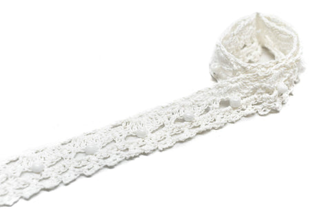 Crochet Beaded Trim 0.625 in