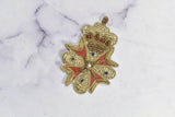 Beaded Royal Seal Applique
