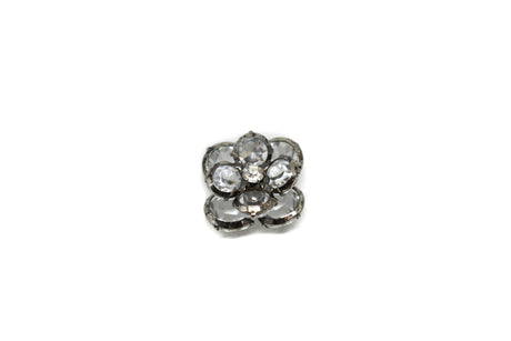 Crystal Flower Buttons