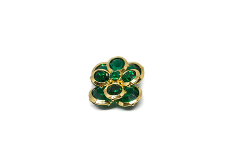 Crystal Flower Buttons