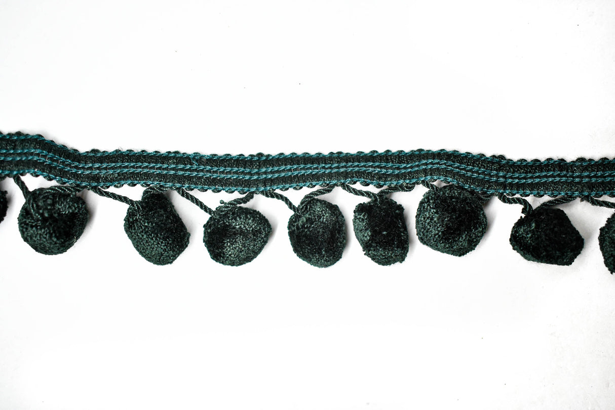 Pom-Pom Trim Puffy Dangling 2 Inch